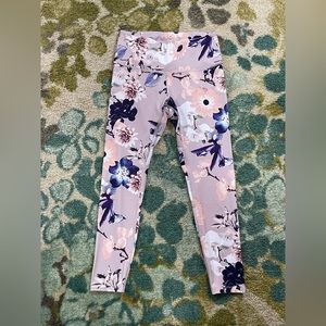 Women’s Apana Yoga Leggings Panta Floral Print Size Small
